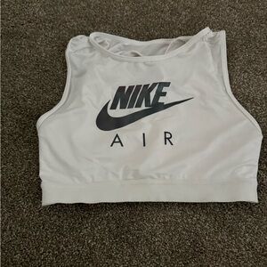 Nike Air White Crop Top